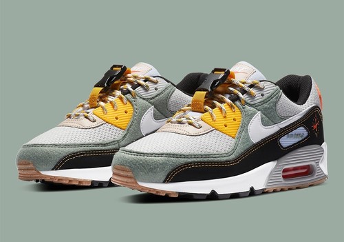 nike mens air max 90 buckle spiral sage stores